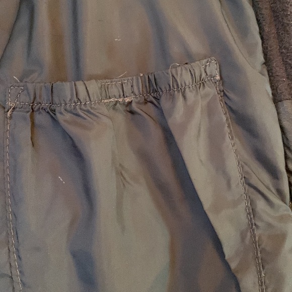 Obermeyer black woven nylon down insulated size 8 ski snowboard coat jacket puff - Picture 12 of 16